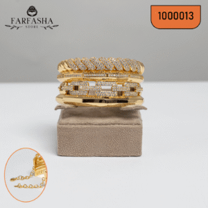 أساور جولد بليتد طلاء ذهب حقيقي كود 1000013 1