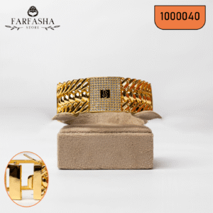 أساور جولد بليتد طلاء ذهب حقيقي كود 1000040 1