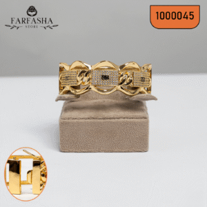 أساور جولد بليتد طلاء ذهب حقيقي كود 1000045 1