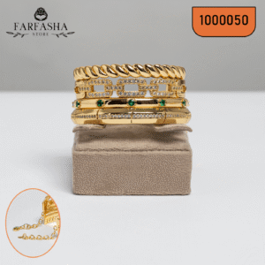 أساور جولد بليتد طلاء ذهب حقيقي كود 1000050 1
